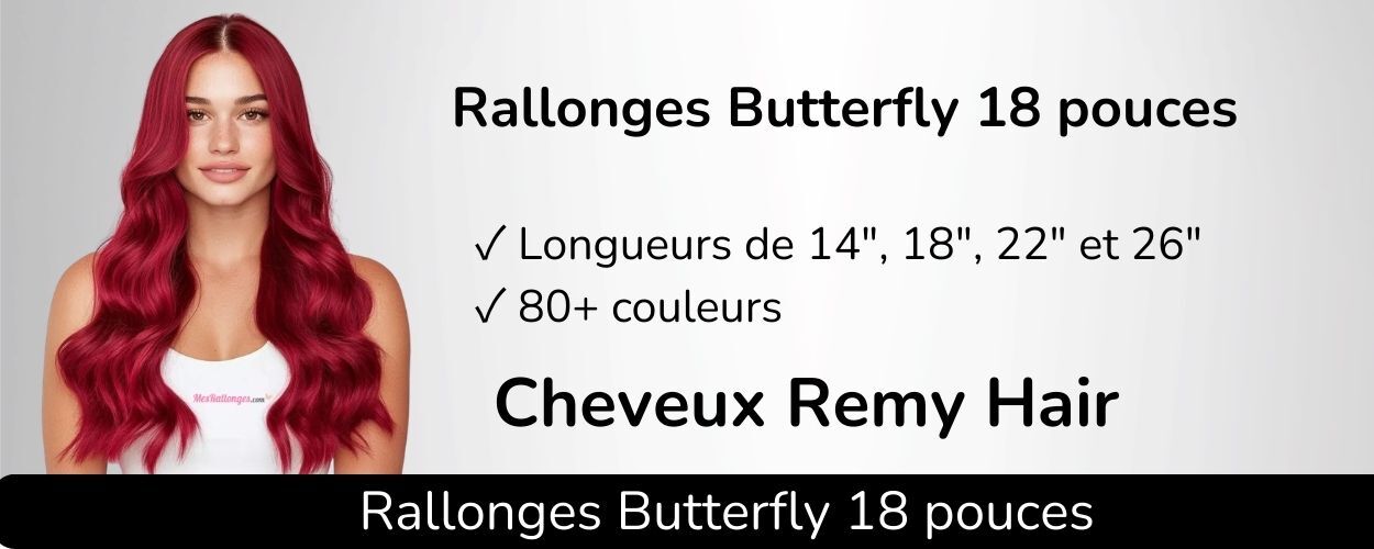 Rallonges butterfly 18 pouces