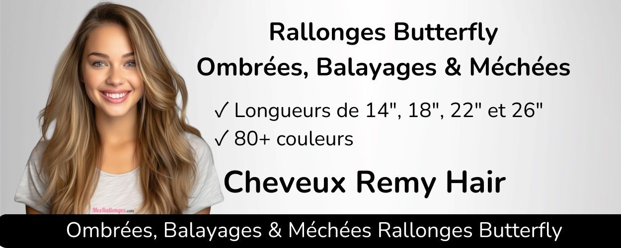 Rallonges butterfly ombrées