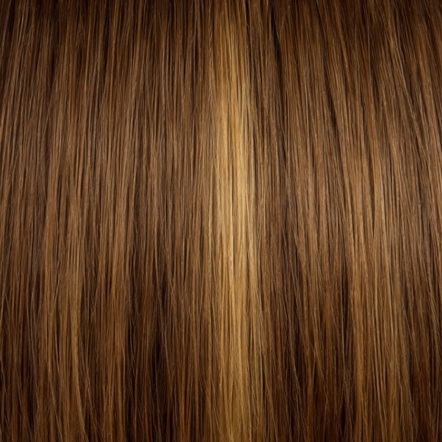 Medium Brown to Ash Blonde Blend #B6 6T10A