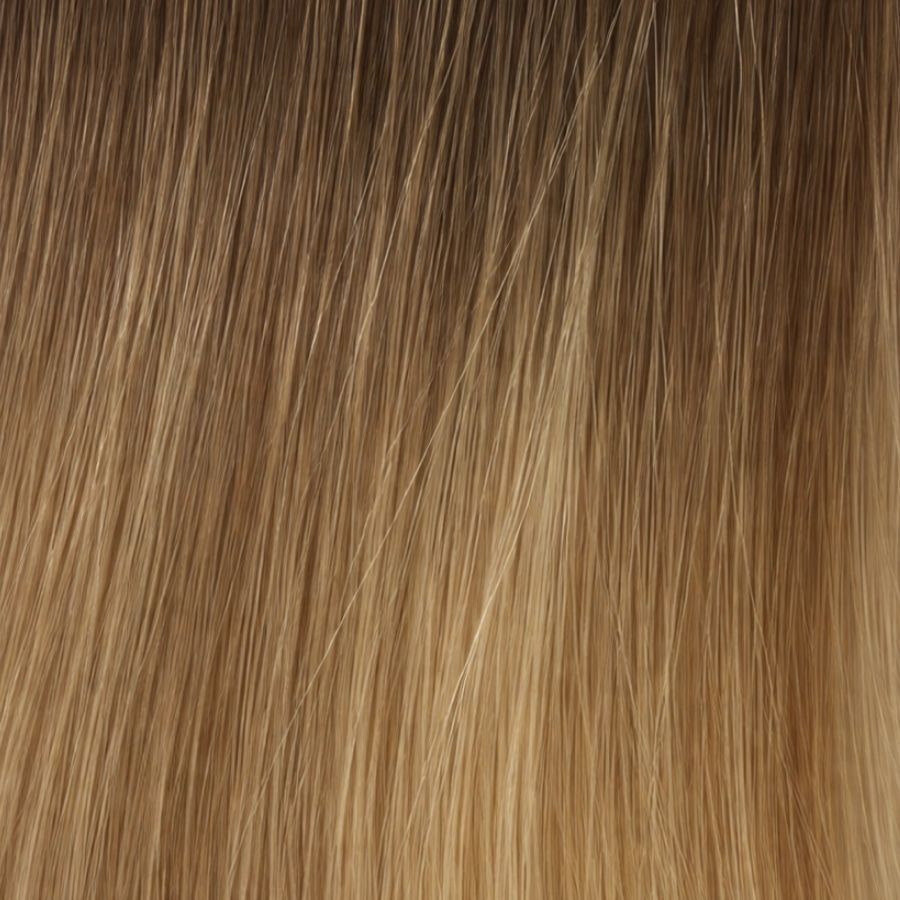 Medium Brown to Light Blonde Blend #B4T8 10E