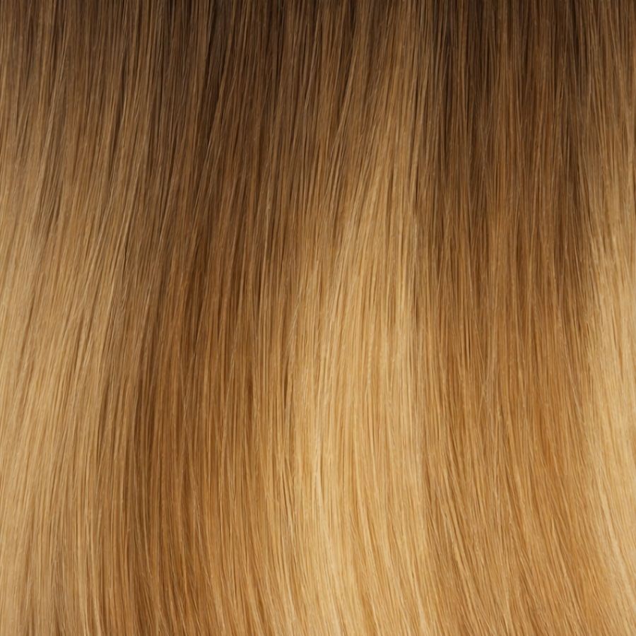 Medium Brown to Light Natural Blonde Blend #B6T7 20