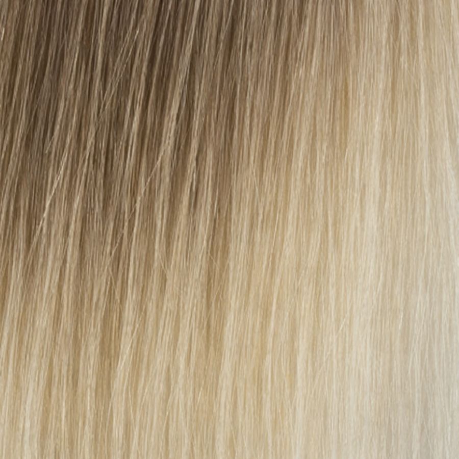 Rooted Dark Blonde to Light Ash Blonde #B7T60A