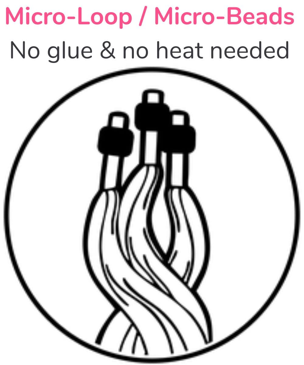 Micro-loop hair extensions