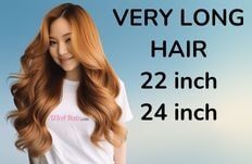 22 inch hair, 24 inch hair